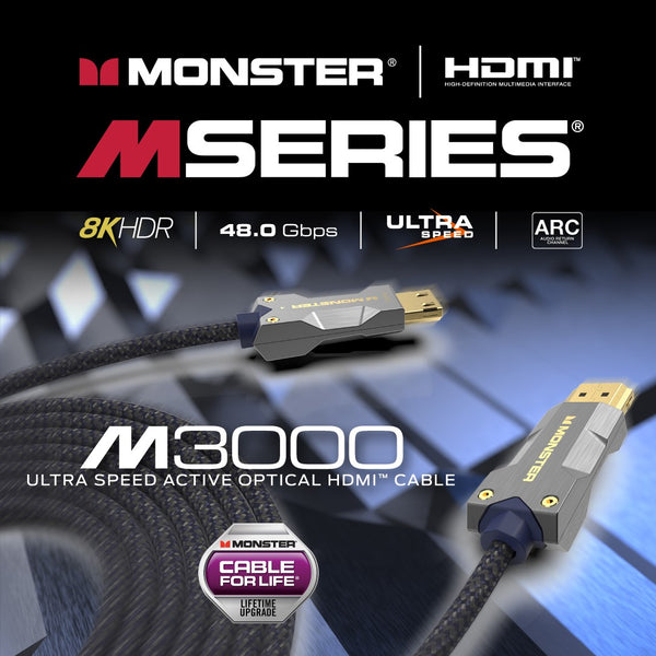 Monster Cable Câble fibre optique M1000 3M