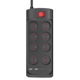MONSTER POWER PARAFOUDRE PARASURTENSEUR 8 PRISES + 2 USB