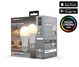 ILLUMINESSENCE SMART PACK DE 2 AMPOULES LED A19 E27