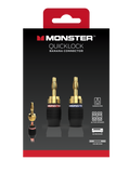 MONSTER ESSENTIALS CONNECTEUR QUICKLOCK FICHES BANANES 2X2