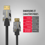 MONSTER CABLE HDMI M1000 UHD 4K HDR 22.5GBPS 3M
