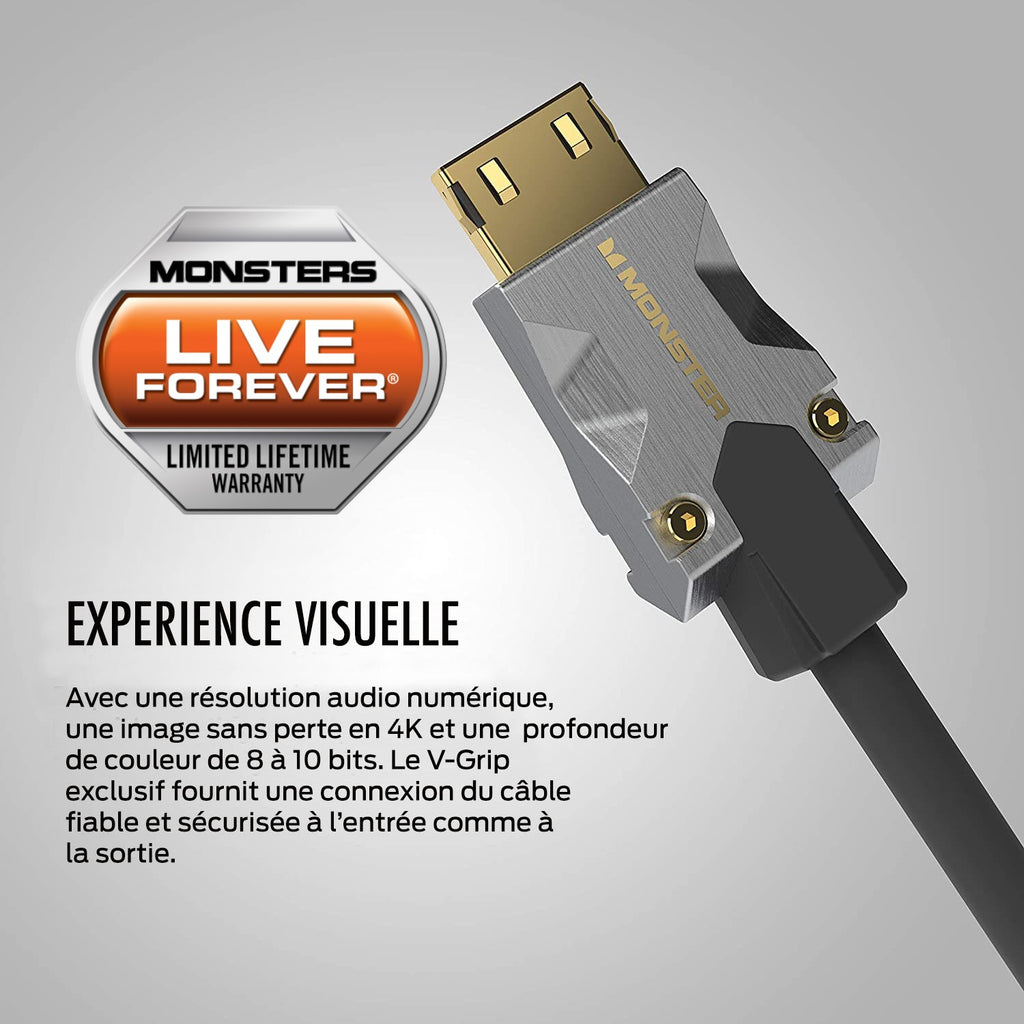 MONSTER CABLE HDMI M1000 UHD 4K HDR 22.5GBPS 5M – Monster