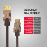MONSTER CABLE HDMI M2000 UHD 4K HDR10+ 25GBPS 5M