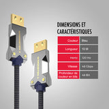 MONSTER CABLE HDMI 2.1 M3000 UHD 8K DOLBY VISION HDR 48GBPS AOC 10M