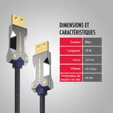 MONSTER CABLE HDMI 2.1 M3000 UHD 8K DOLBY VISION HDR 48GBPS AOC 15M