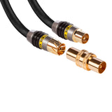 MONSTER MV2A QUAD CABLE ANTENNE QUADRUPLE BLINDAGE 1.5M