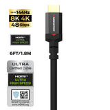 MONSTER CABLE HDMI 2.1 GAMING UHD 8K DOLBY VISION HDR 48GBPS 1,80M