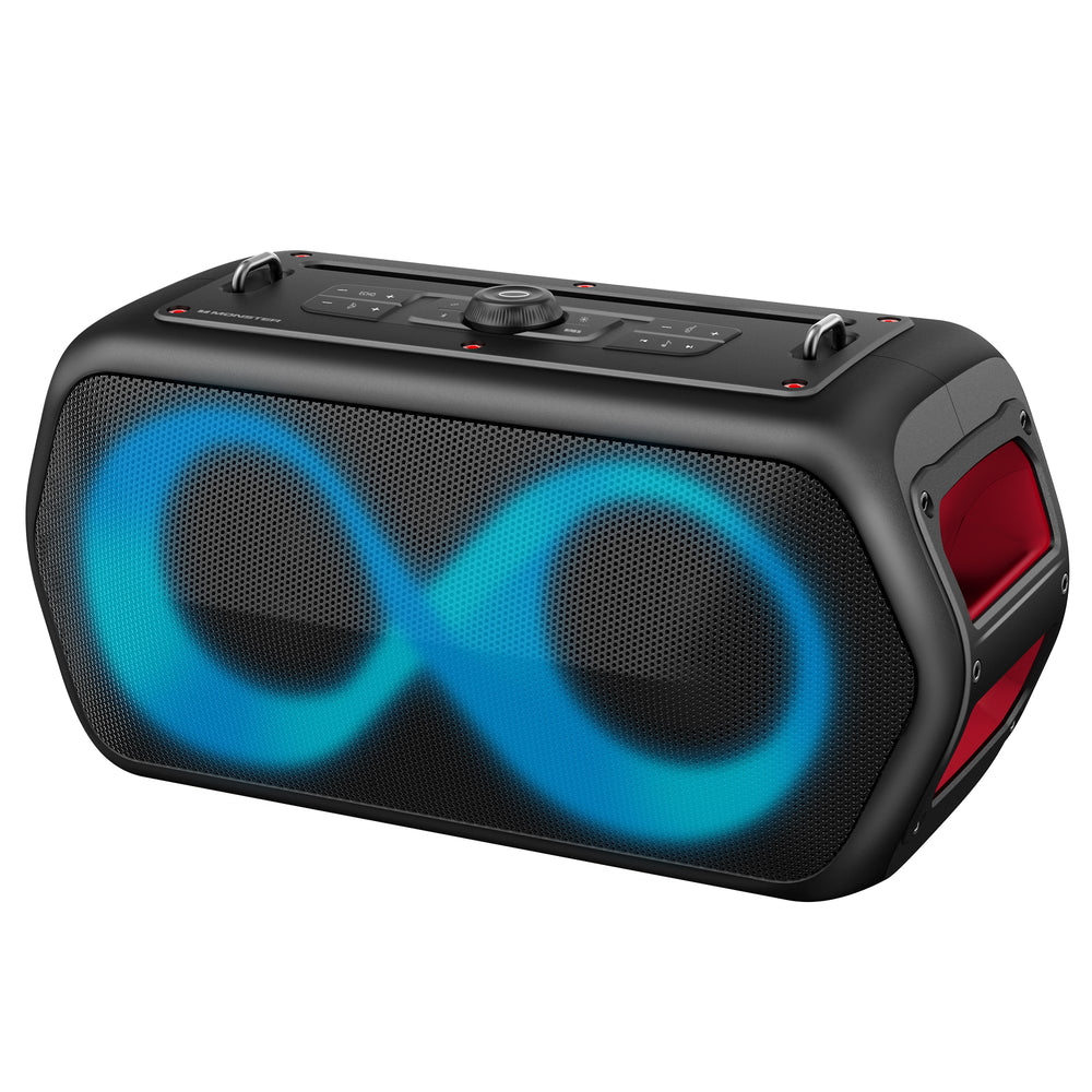 MONSTER PARTY SPEAKER MUSICBOX GO AVEC 2 MICROPHONES