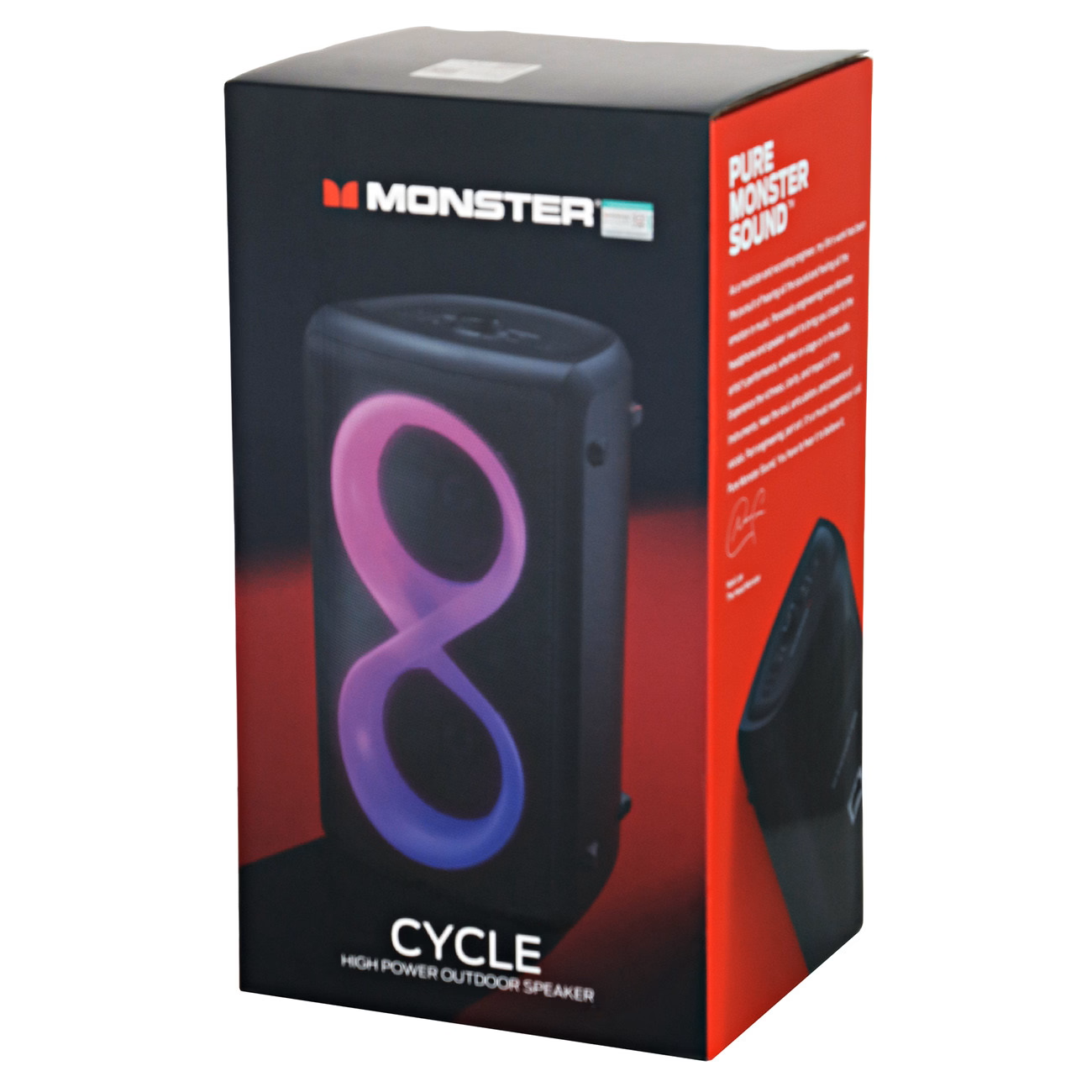 MONSTER PARTY SPEAKER CYCLE AVEC 2 MICROPHONES