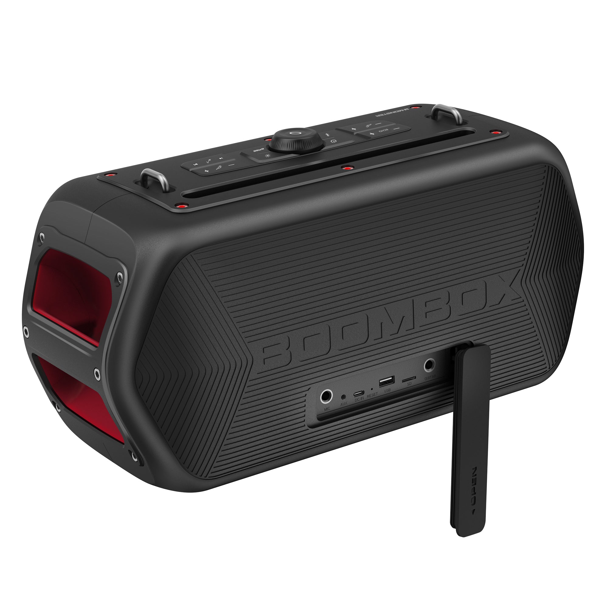 MONSTER PARTY SPEAKER MUSICBOX GO AVEC 2 MICROPHONES