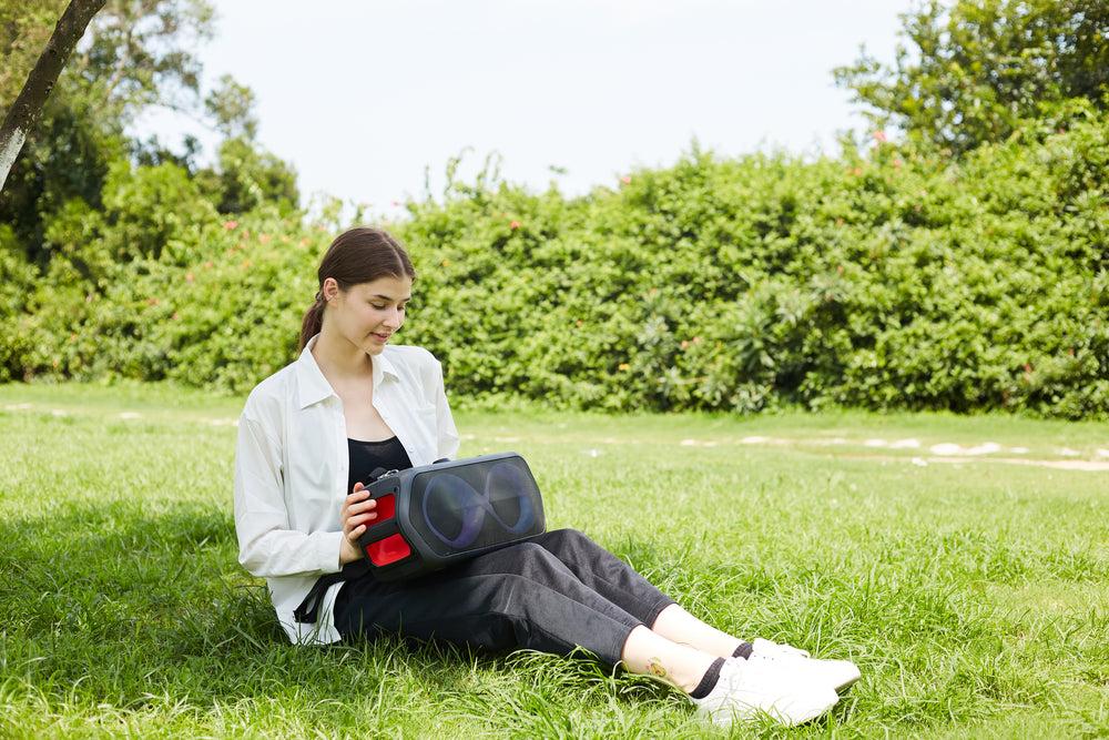 MONSTER PARTY SPEAKER MUSICBOX GO AVEC 2 MICROPHONES