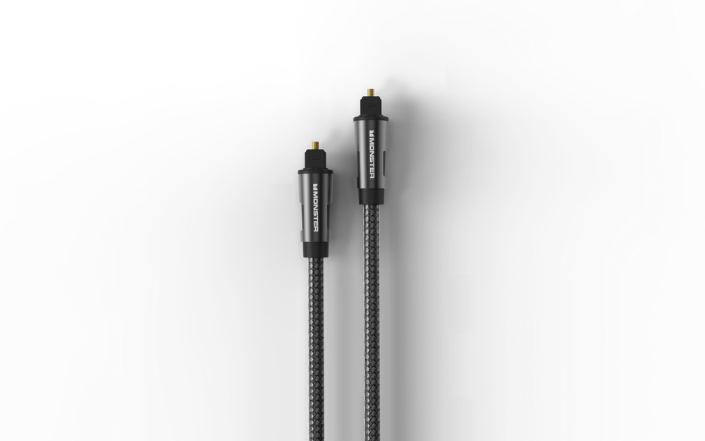 MONSTER ESSENTIALS CABLE AUDIO FIBRE OPTIQUE S/PDIF TOSLINK 3M