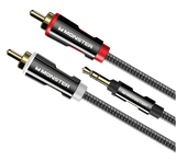 MONSTER ESSENTIALS CABLE AUDIO INTERCO JACK 3,5MM VERS 2RCA MALE 3M