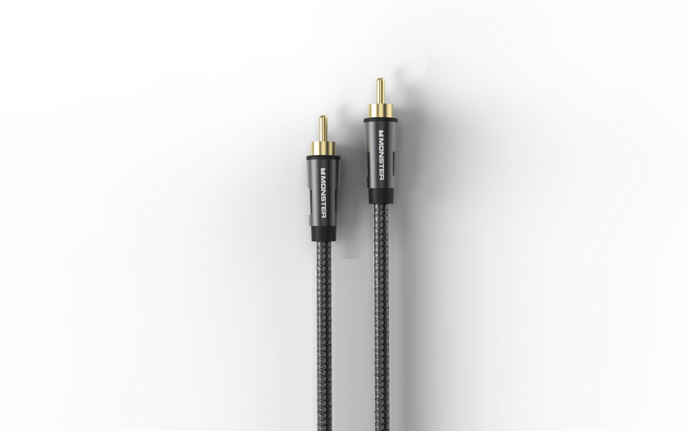 MONSTER ESSENTIALS CABLE AUDIO SUBWOOFER RCA MALE VERS RCA MALE 1,5M