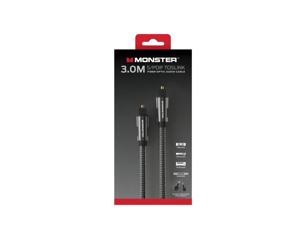 MONSTER ESSENTIALS CABLE AUDIO SUBWOOFER RCA MALE VERS RCA MALE 1,5M