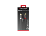 MONSTER ESSENTIALS CABLE AUDIO INTERCO JACK 3,5MM VERS 2RCA MALE 3M