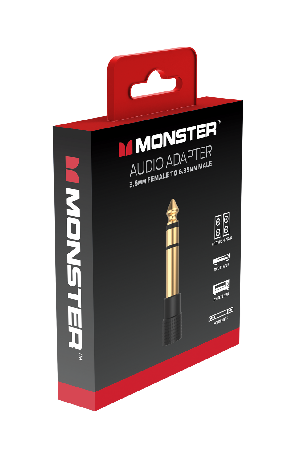 MONSTER ESSENTIALS ADAPTATEUR JACK 3,5MM FEMELLE VERS 6,5MM MALE