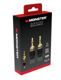 MONSTER ESSENTIALS CONNECTEUR QUICKLOCK FICHES BANANES 2X2