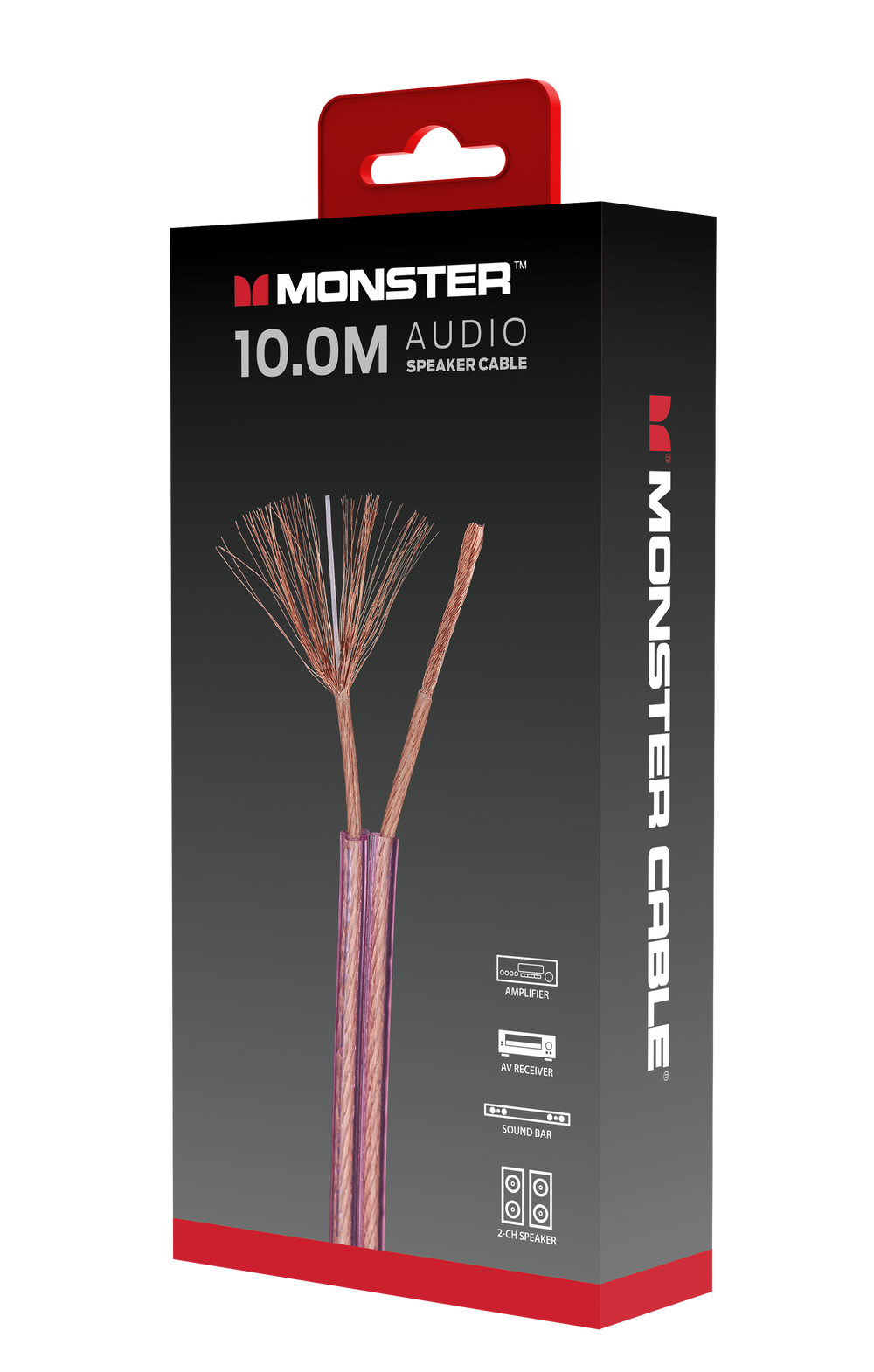 MONSTER ESSENTIALS CABLE AUDIO POUR HAUT-PARLEUR 10M