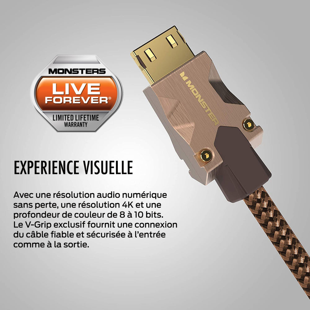 MONSTER CABLE HDMI M2000 UHD 4K HDR10+ 25GBPS 1.5M