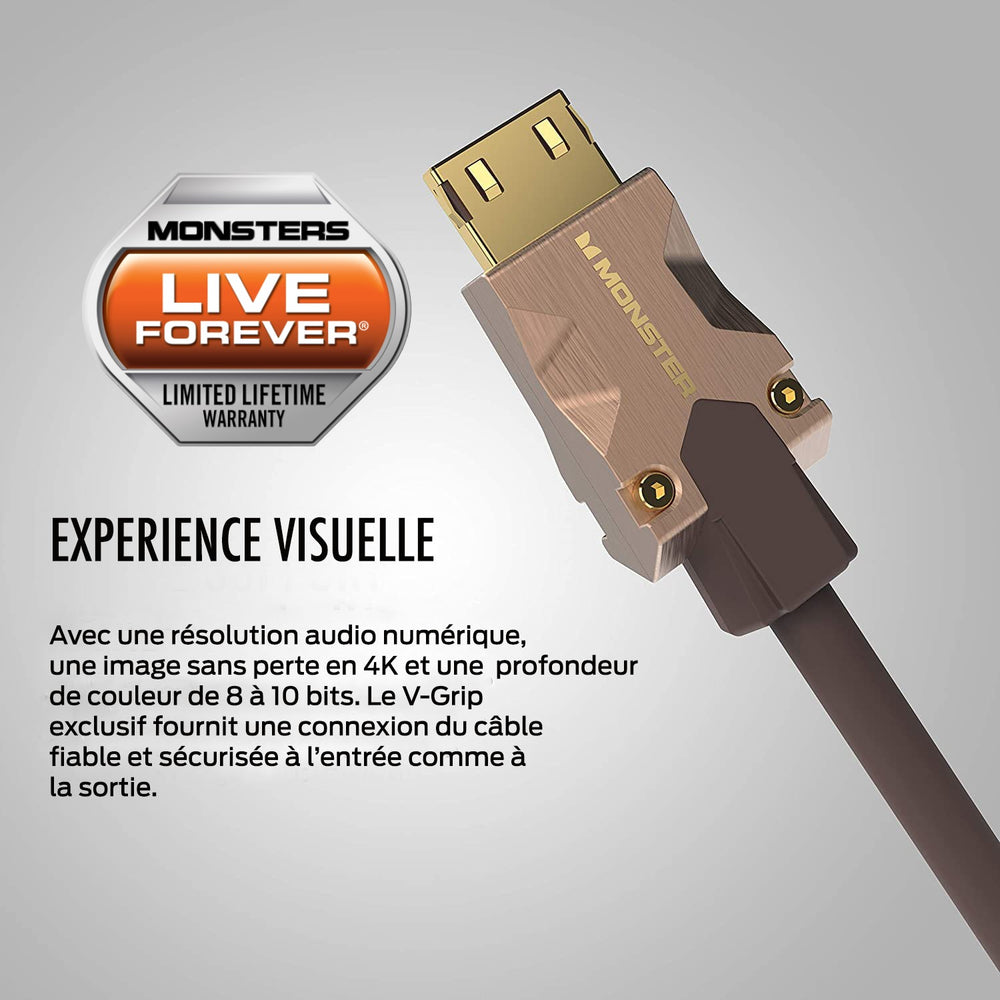 MONSTER CABLE HDMI M2000 UHD 4K HDR10+ 25GBPS 5M